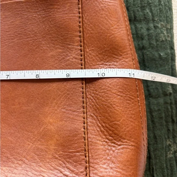 Madewell Small Tan Leather Tote - Picture 3 of 11